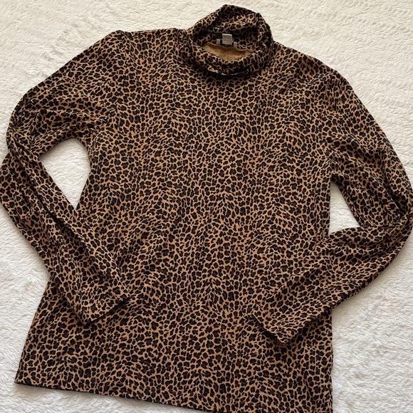 J. Crew Tops - J.Crew Leopard Print Top